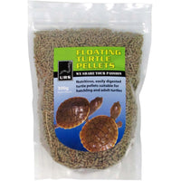 URS Floating Turtle Pellets 300g pouch, pale pellets and turtle photos on the label