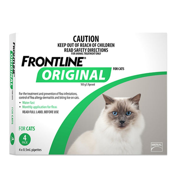 Frontline Original for Cats - 4 Pack | PeekAPaw Pet Supplies