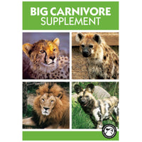 Wombaroo Big Carnivore Supplement, vitamins and minerals for all-meat diets, 5kg, for big cats, wolves and dingoes