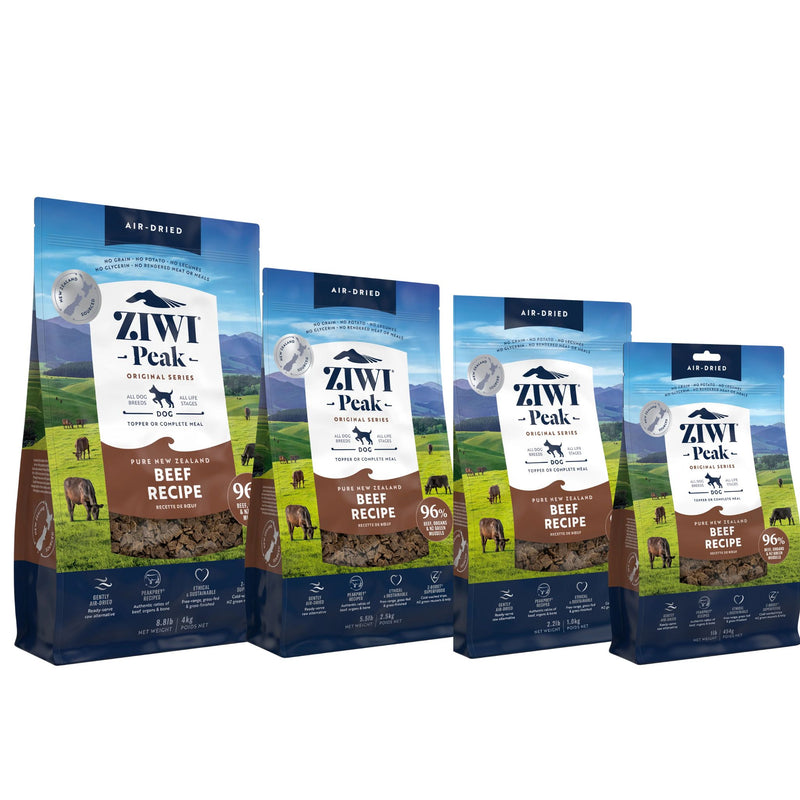 ZIWI Peak Dog Food Air Dried Beef | PeekAPaw Pet Supplies