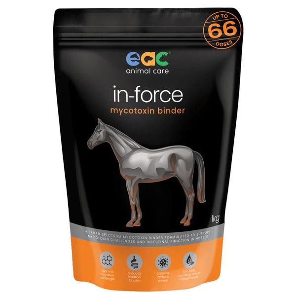 EAC Animal Care in-Force - Mycotoxin Binder for Horses - 1kg | PeekAPaw Pet Supplies