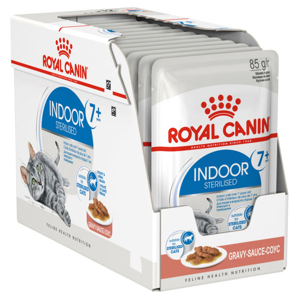 Royal Canin Wet Cat Food Indoor 7+ Gravy