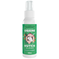 Vetafarm Origins Hutch Clean ready to use hutch cleaner, 100ml spray bottle