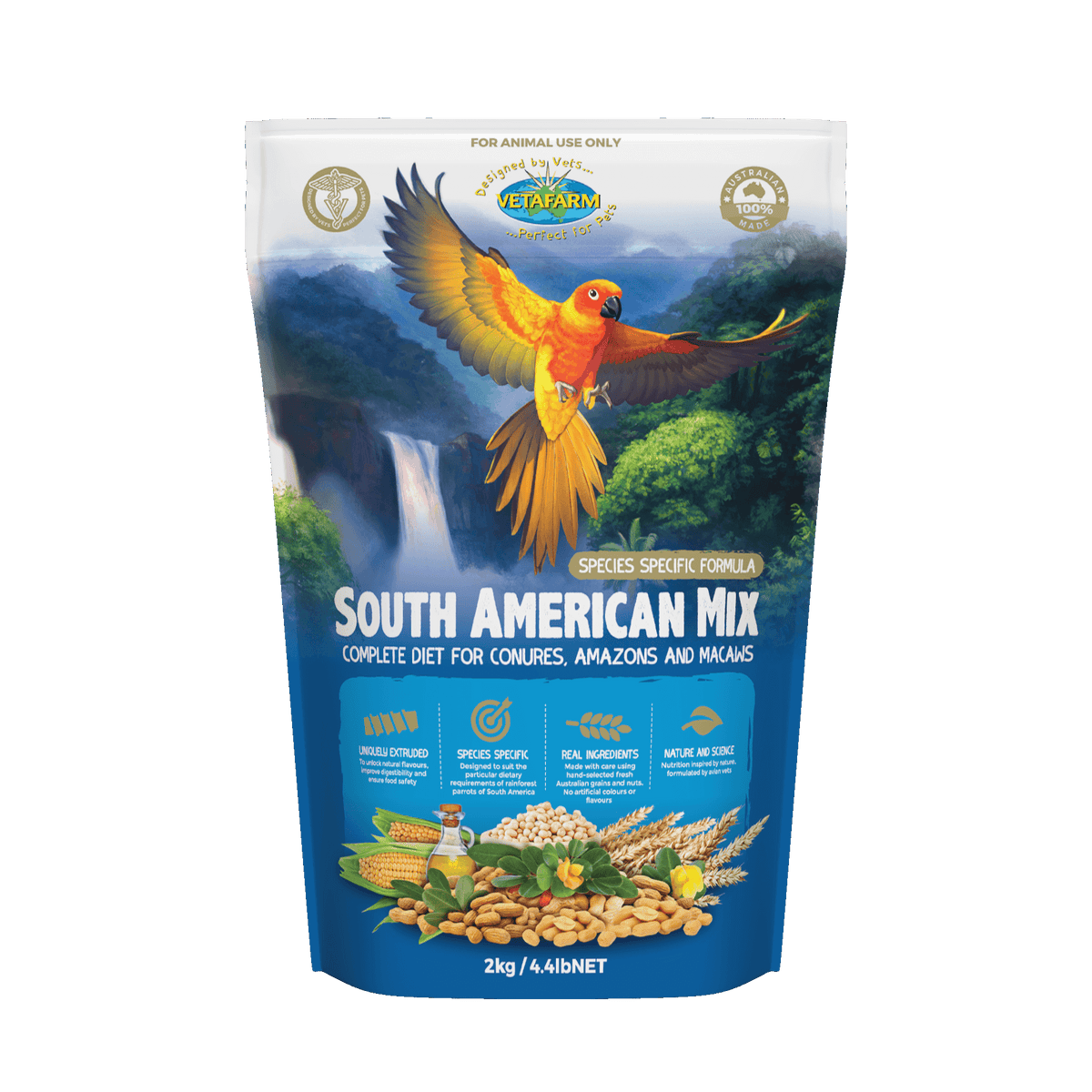 Vetafarm South American Mix 2kg – front of pack