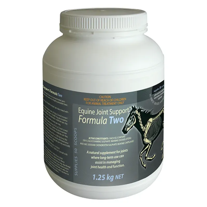International Animal Health Equine Joint Support Formula Two front of pack (pack shot)