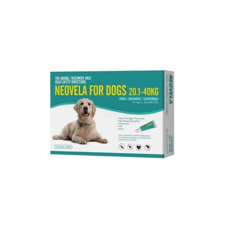 Neovela Spot-On for Dogs 20.1-40kg, 4 pack carton extra large dog size