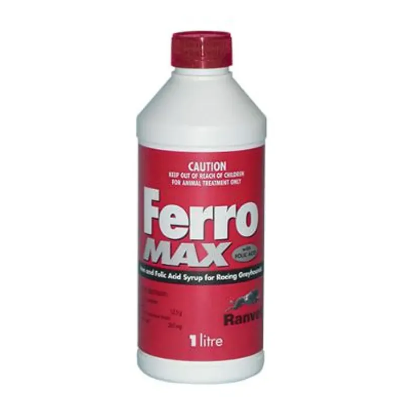 Ranvet Ferromax iron and folic acid syrup for dogs