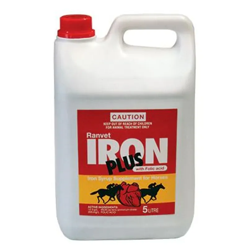 Ranvet Iron Plus with Folic Acid for horses