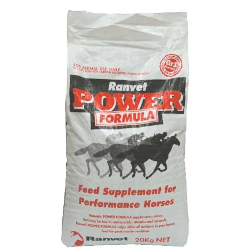 Ranvet Power Formula protein pellet for horses, 20kg