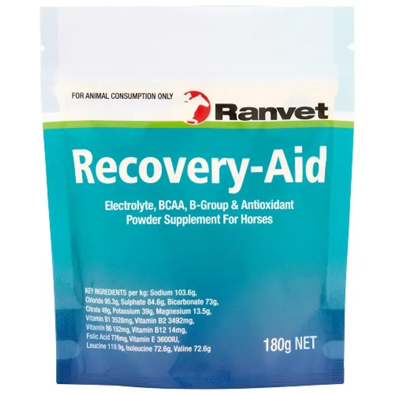 Ranvet Recovery-Aid Powder for horses, 180g sachet
