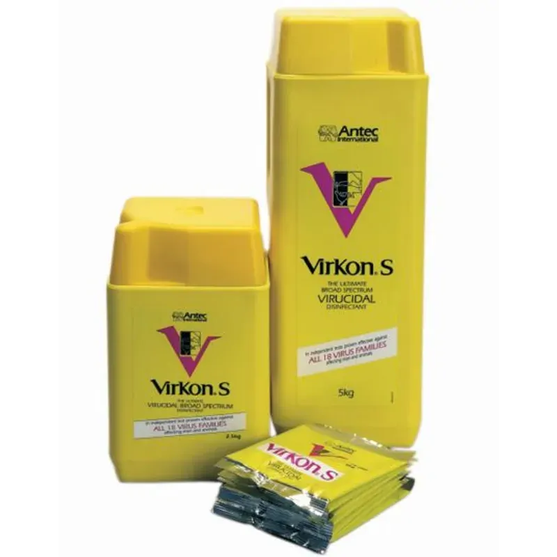 Ranvet Virkon S disinfectant, 50g sachet