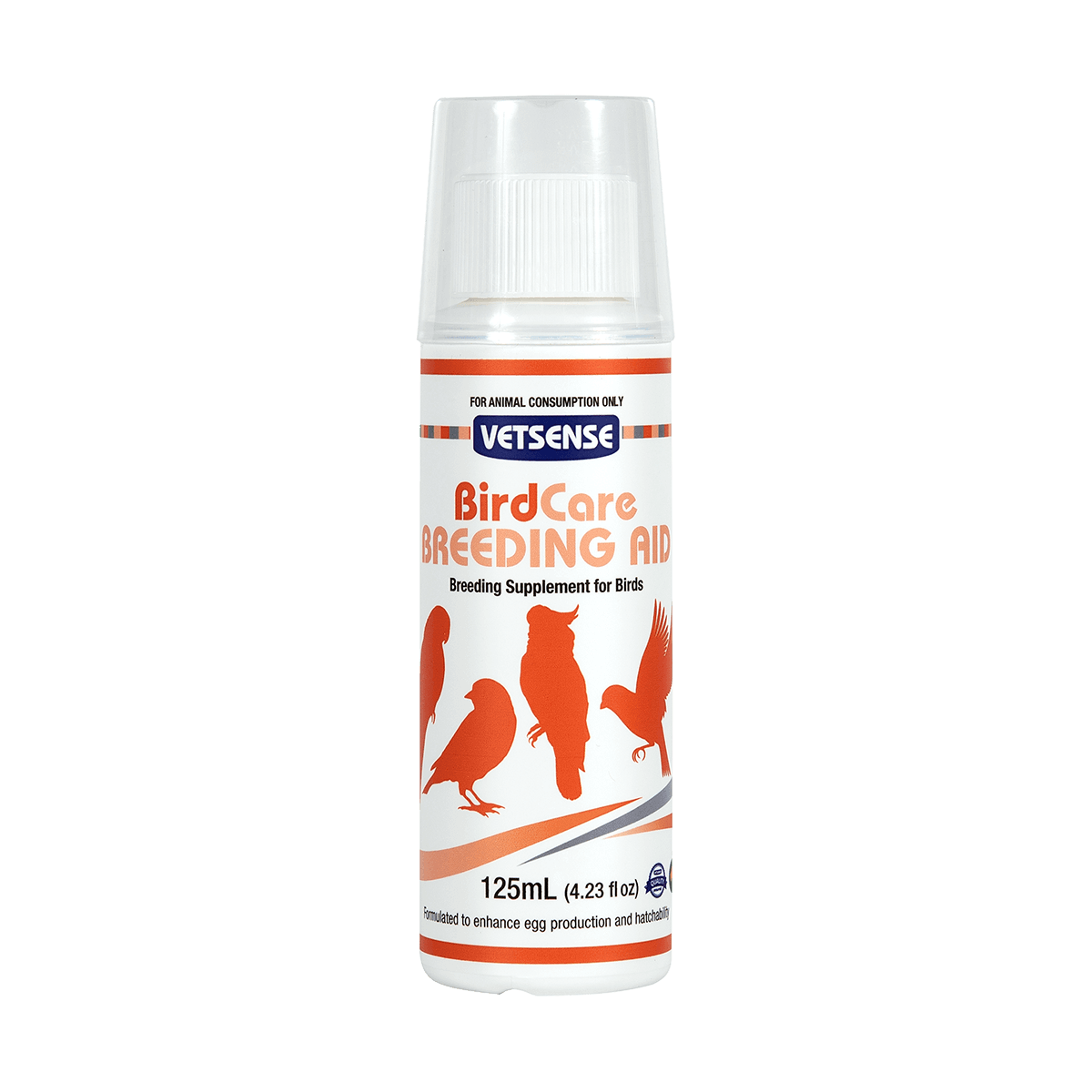Vetsense Birdcare Breeding Aid Liquid front of pack (png)