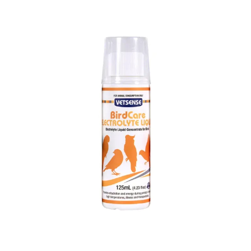 Vetsense Birdcare Electrolyte Liquid bottle pack shot