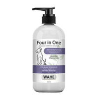 Wahl Four in One Lavender and Chamomile dog shampoo and conditioner, 300ml pump bottle