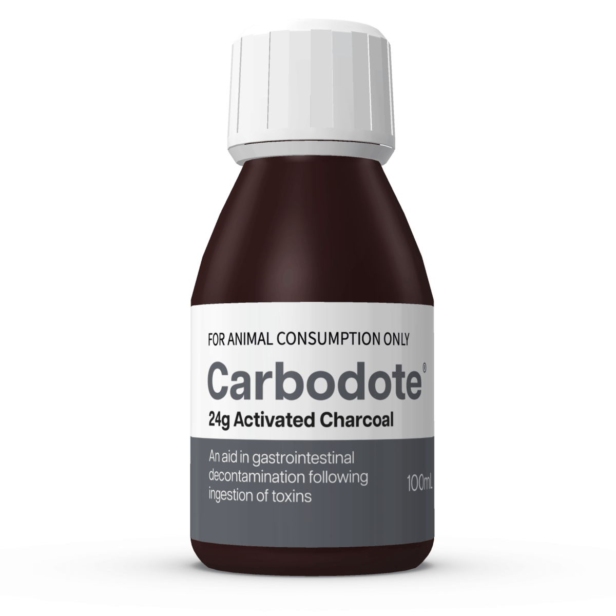 Invetro Carbodote activated charcoal liquid 100ml bottle