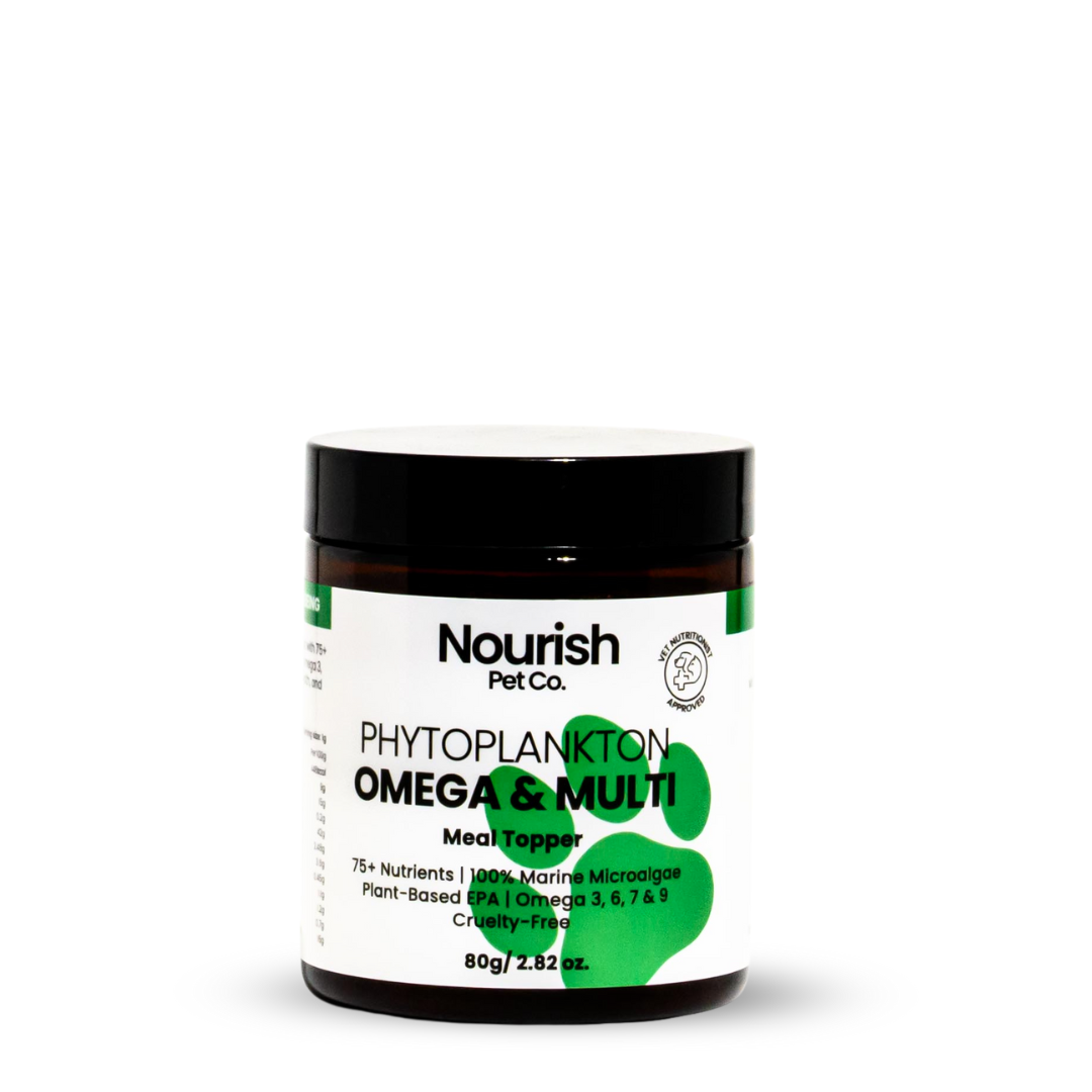 Pet Drs Phytoplankton Omega & Multi meal topper for dogs, 80g