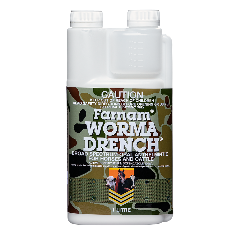 Worma Drench Horse Wormer 1L bottle - International Animal Health