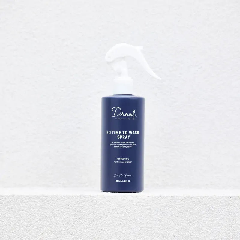 Drool by Dr Chris Brown No Time to Wash waterless spray 250ml bottle