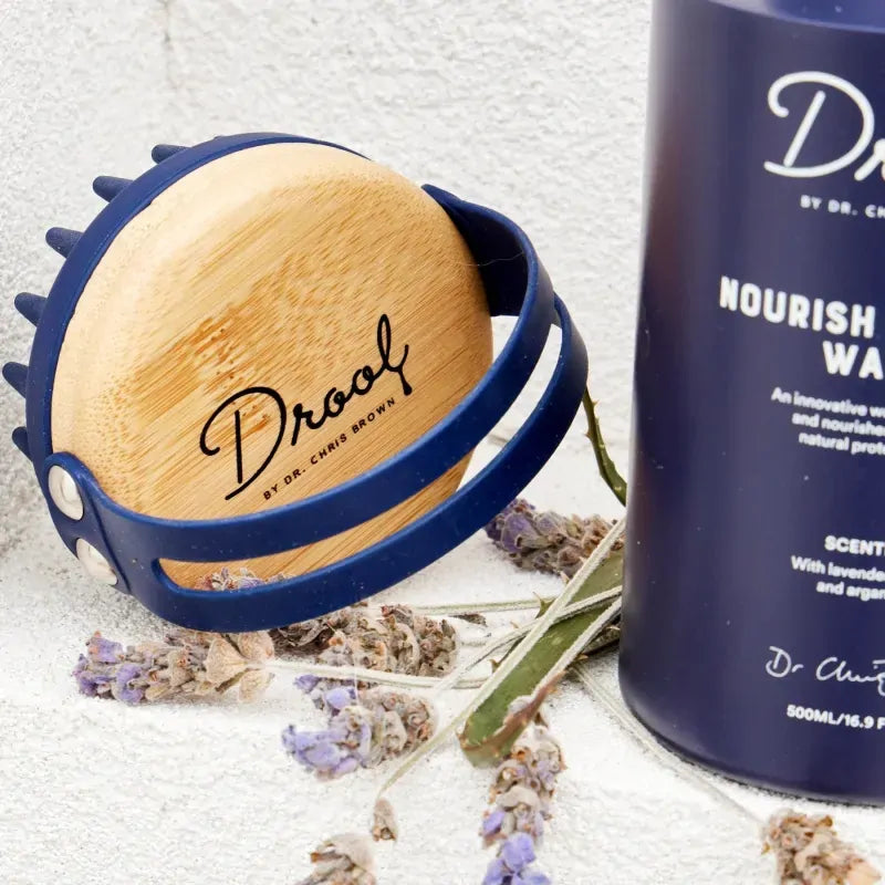 Drool by Dr Chris Brown The Wash Brush silicone grooming brush