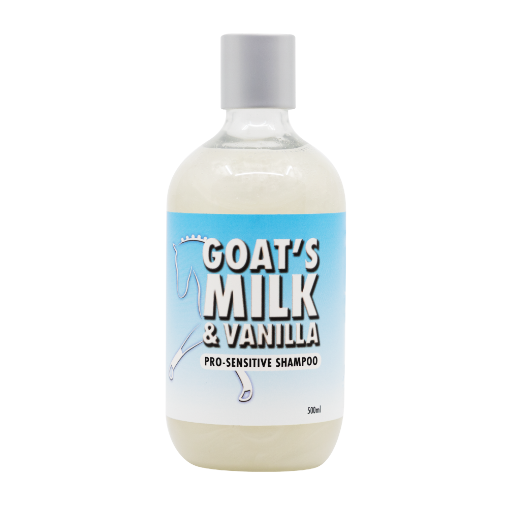 NRG Goats Milk Vanilla Shampoo for Horses pack shot