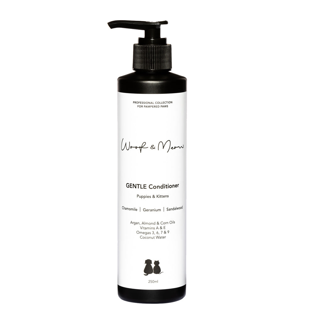 Woof and Meow Gentle Conditioner front of pack