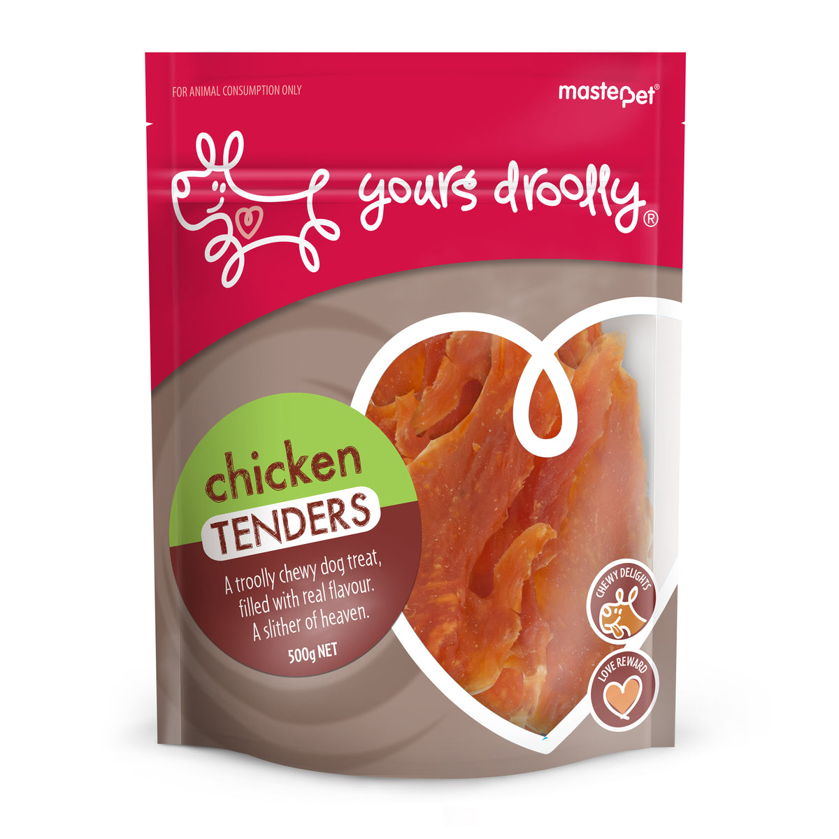 Yours Droolly Chicken Tenders Dog Treats - 500g