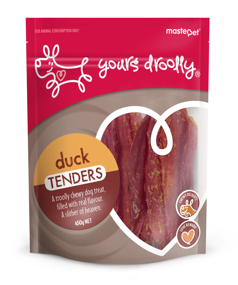 Yours Droolly Duck Tenders Dog Treats - 450g
