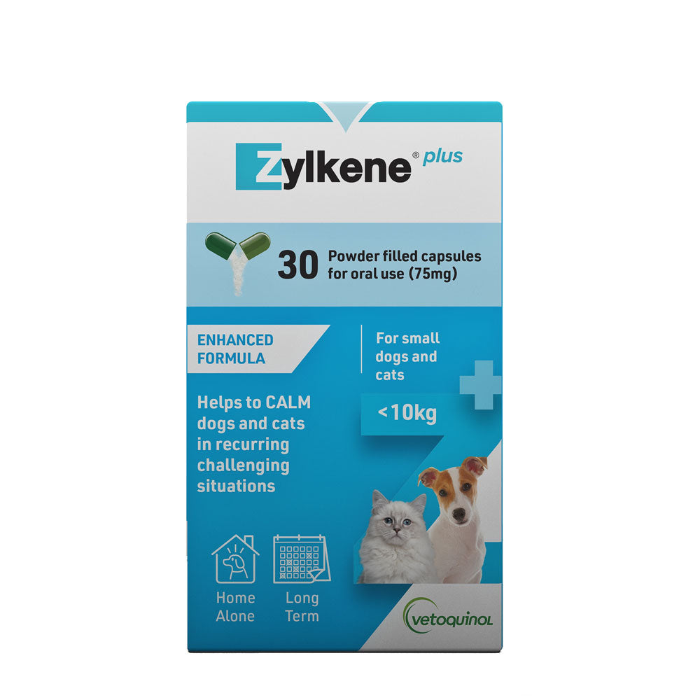 Zylkene Plus Calming Supplement Capsules - Cats & Small Dogs 75mg