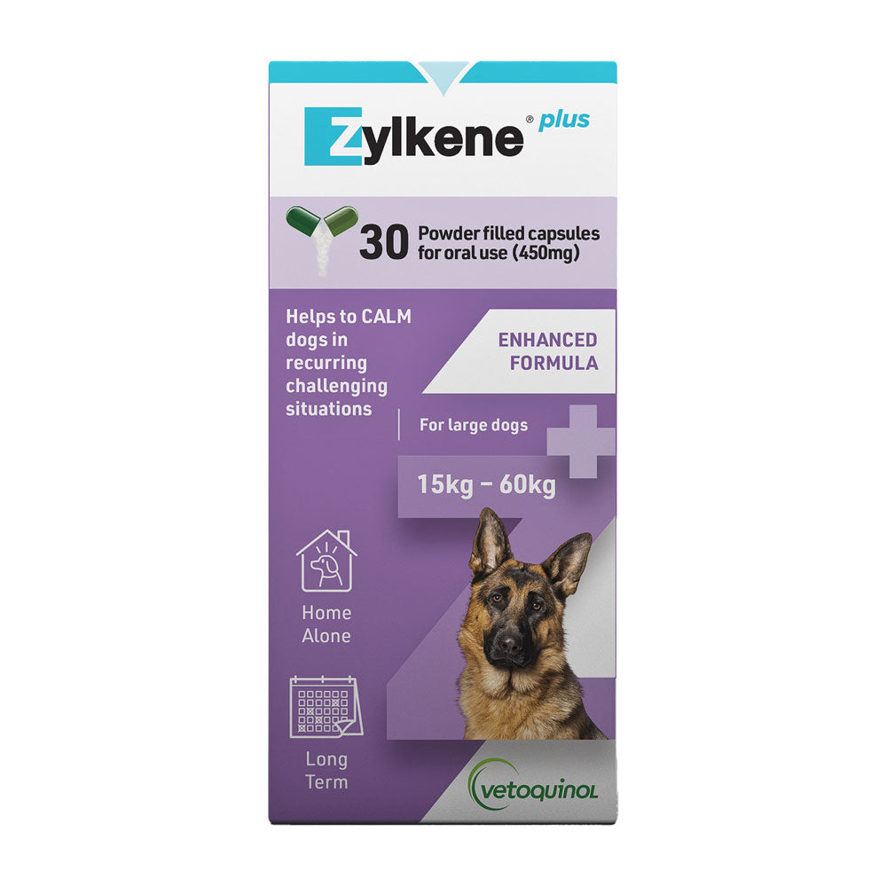 Zylkene Plus Calming Supplement Capsules - Large Dogs 450mg
