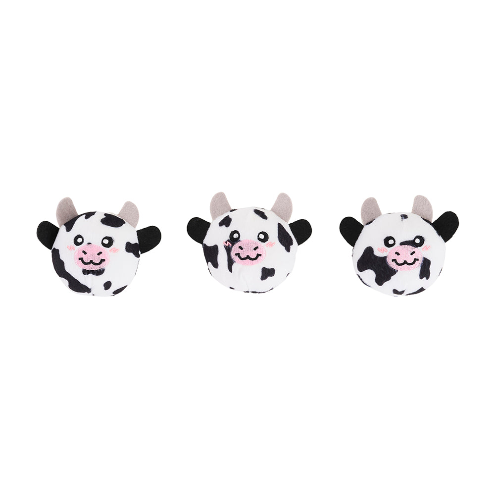 The three squeaky cows that come with the Cow Barn burrow