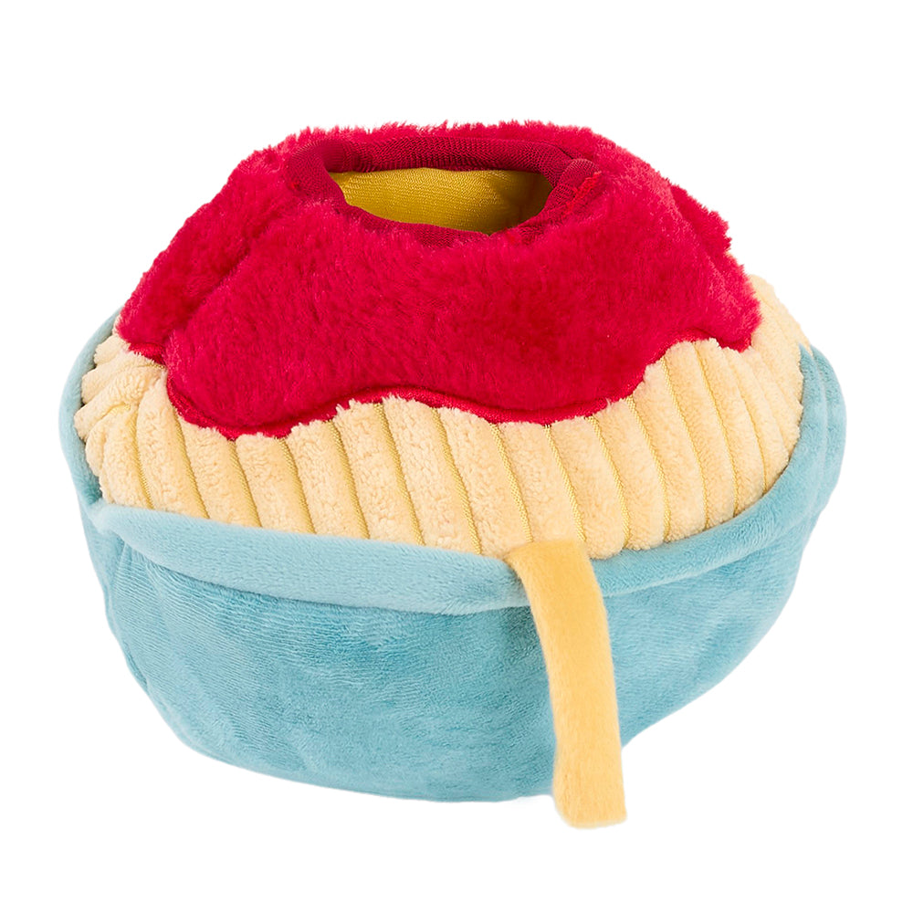 The plush spaghetti bowl on its own