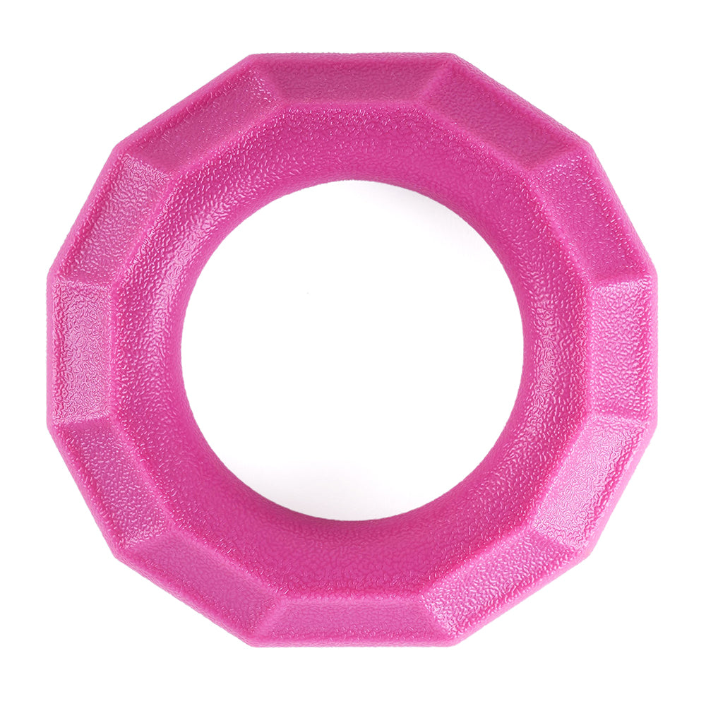 ZippyTuff Plus Magenta Ring shown at an angle