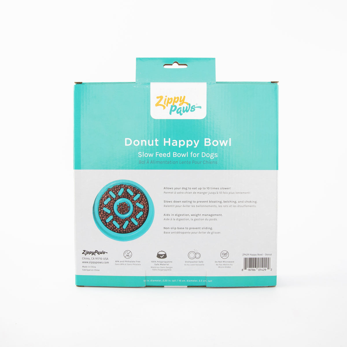 Zippy Paws Happy Bowl Donut slow feeder – additional view