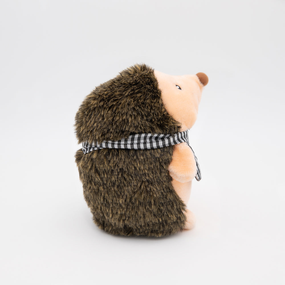 Hetty The Hedgehog seen from behind, showing the textured back
