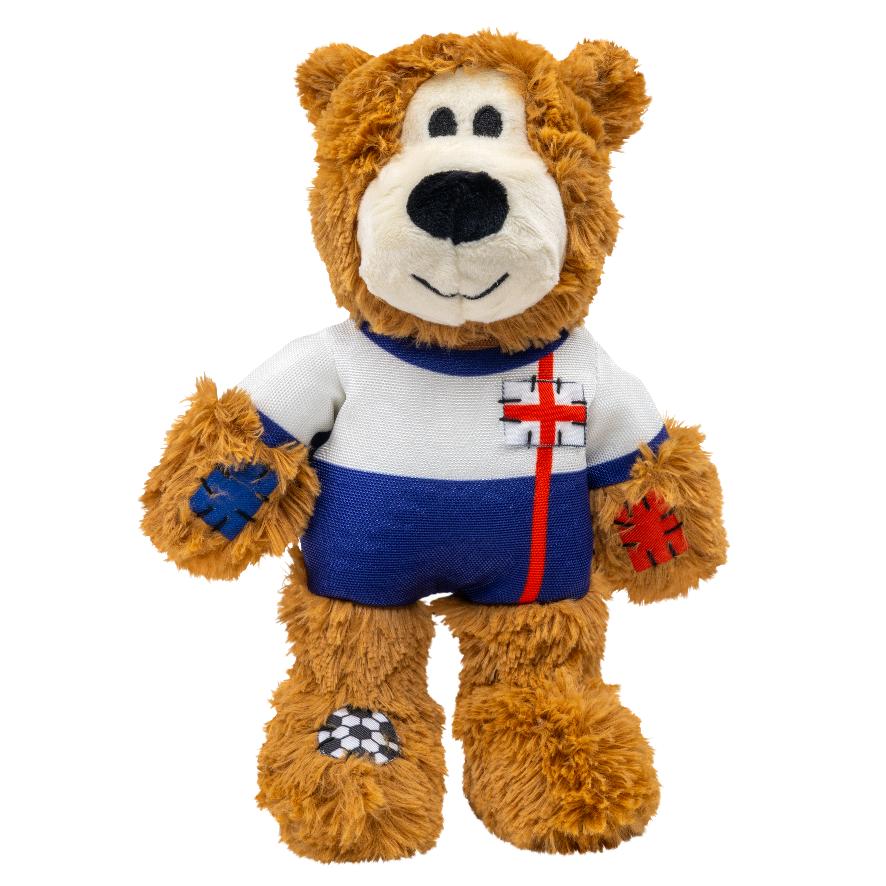 KONG Dog Toys Wild Knots Sport Bear England product shot on a white background