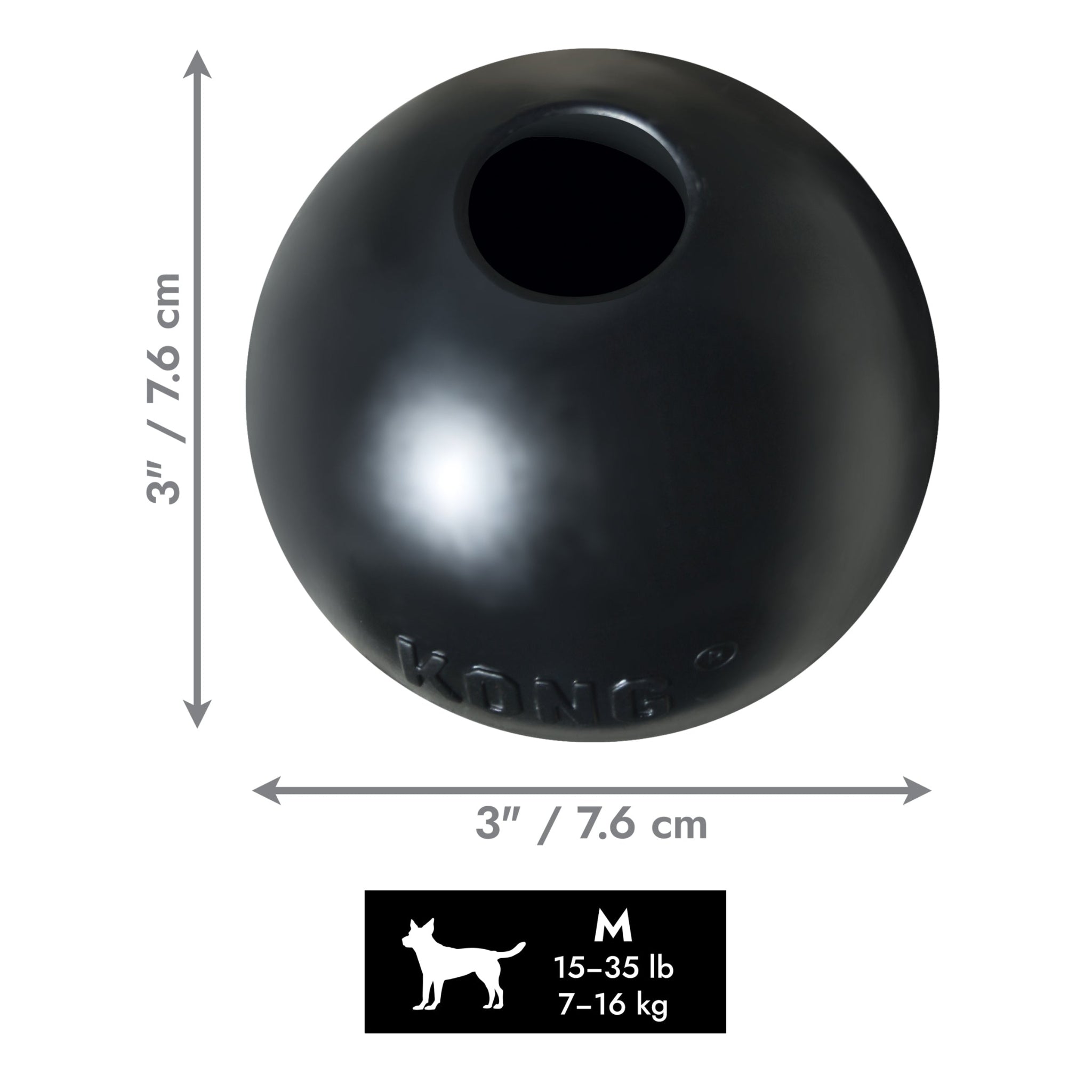 KONG Dog Toys Ball Extreme Bounce Medium