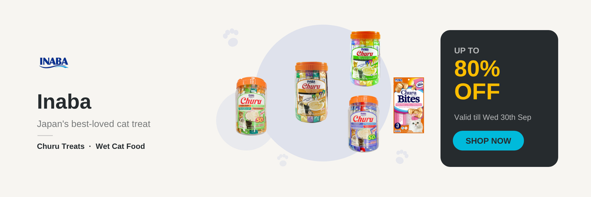 Inaba sale banner, up to 80% off, valid till Wed 30th Sep