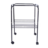 Birdie Cage Stand in black, 47 x 36cm frame for a bird cage to sit on