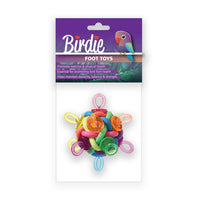 Birdie Foot Binkies Ball Toy, an 11cm ball sized for a bird to hold in one foot