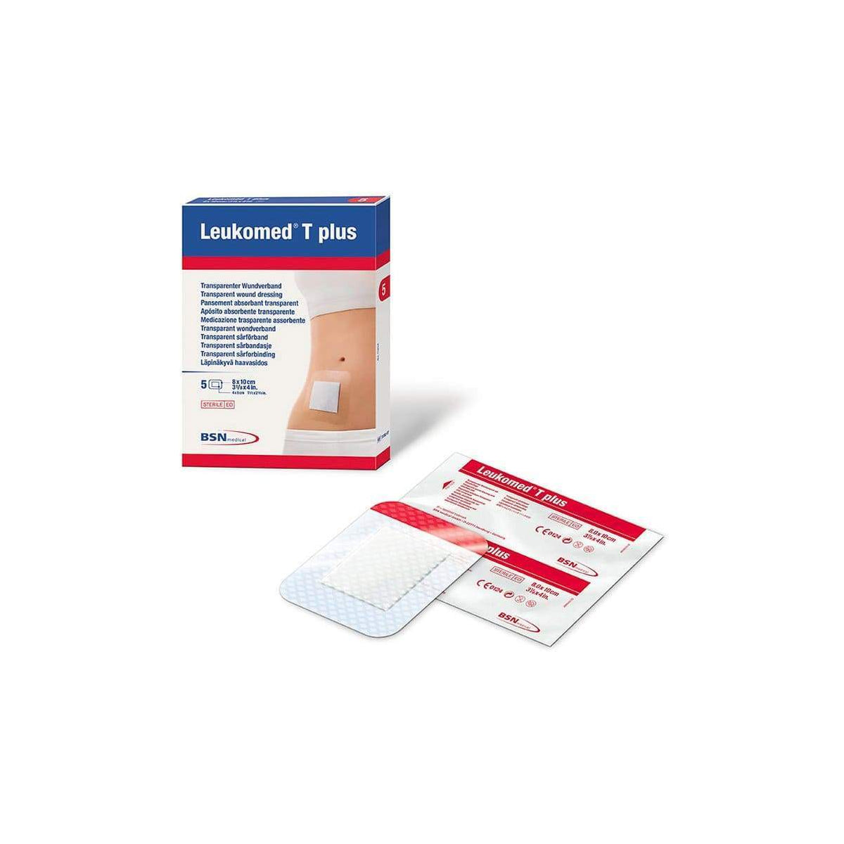 BSN medical Leukomed T plus transparent island dressing box