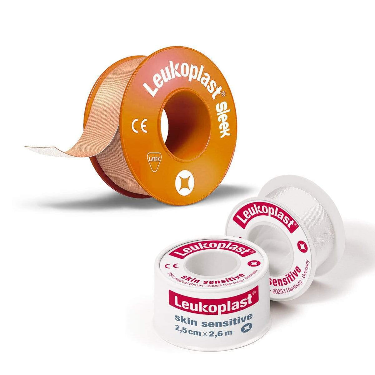 BSN medical Leukoplast Sleek waterproof tape 2.5cm x 5m roll