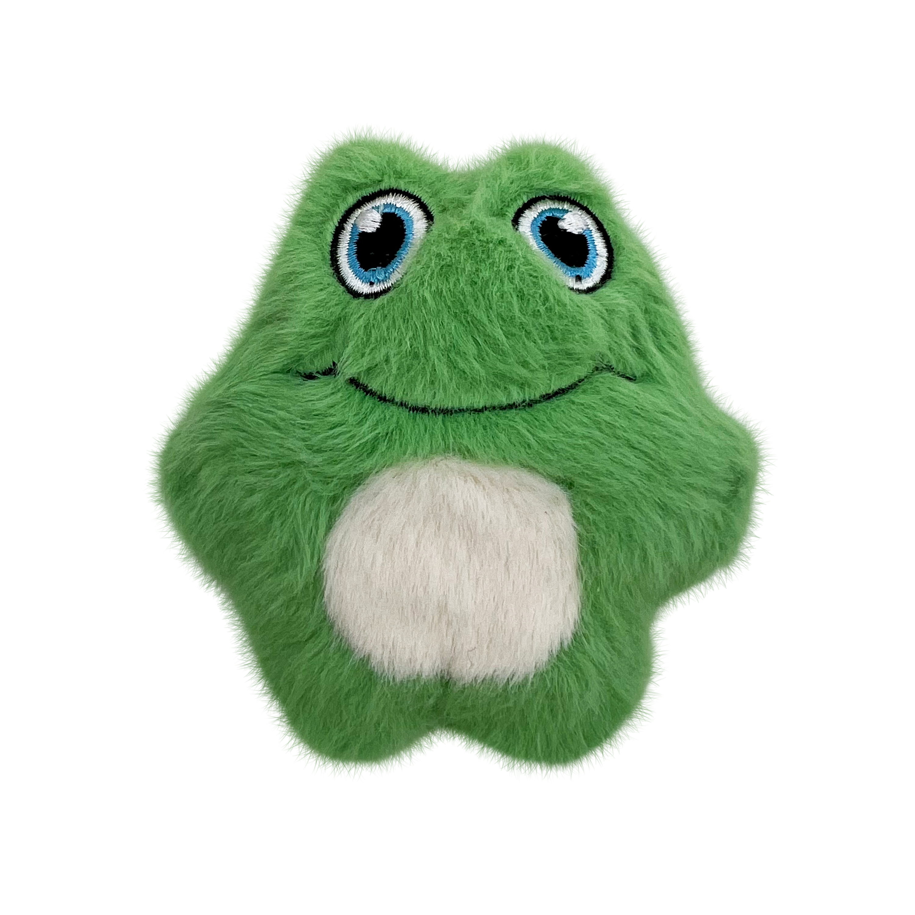 KONG Dog Toys Snuzzles Mini Frog product shot on a white background