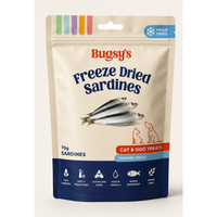 Bugsy's Freeze Dried Sardines Pet Treats 70g