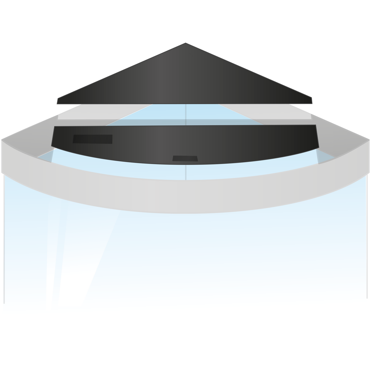 Juwel Trigon 190 aquarium cover flap set