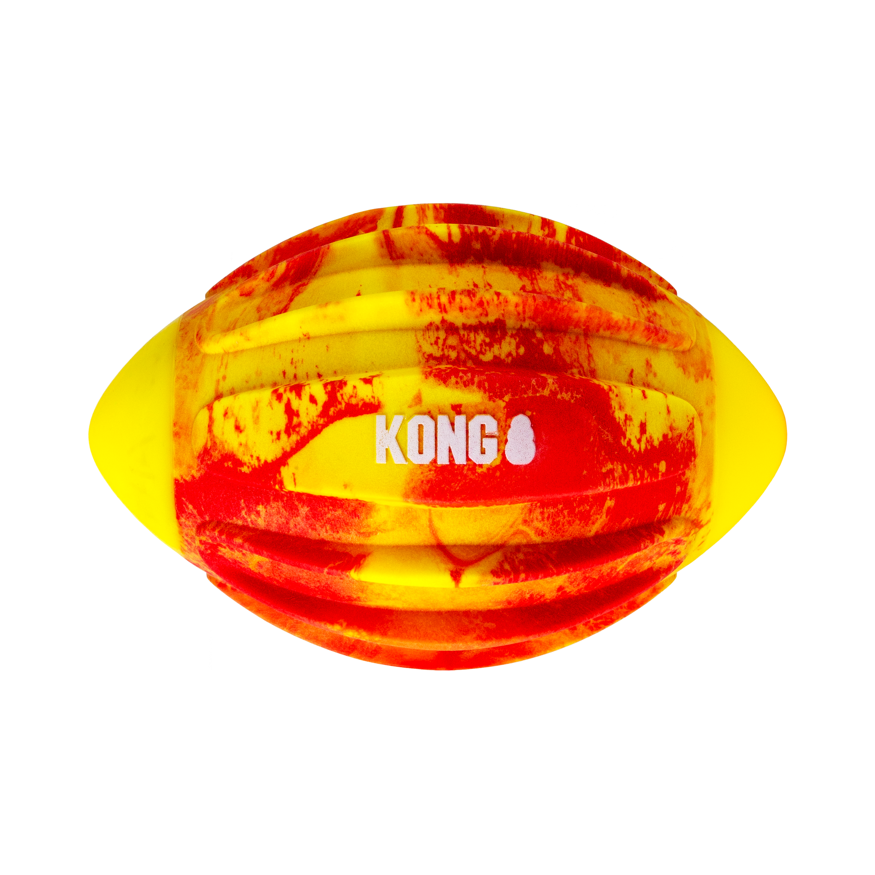 KONG Dog Toys Flexball Sport Football shown on its own, studio product shot