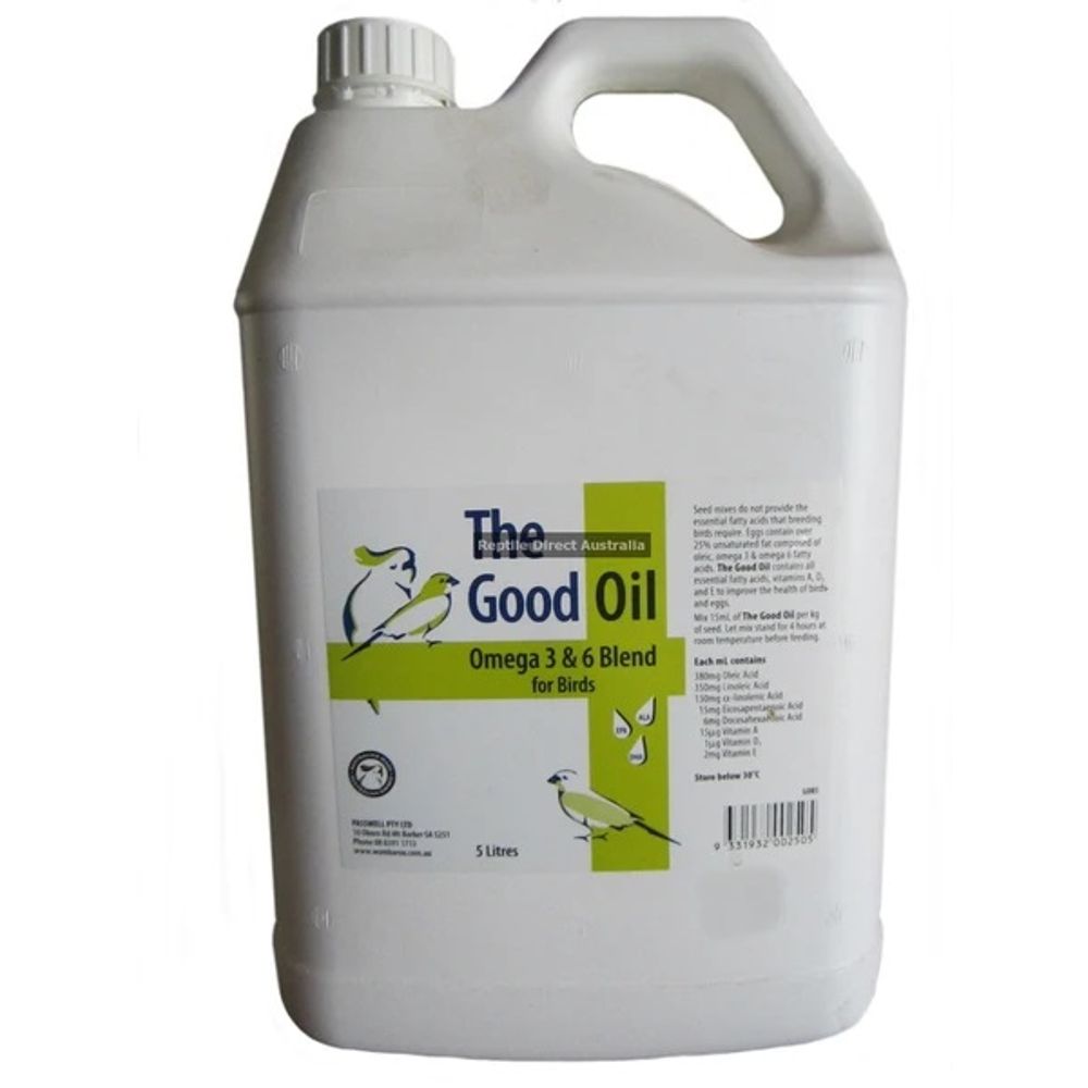 Passwell The Good Oil for Birds - 5L | PeekAPaw Pet Supplies