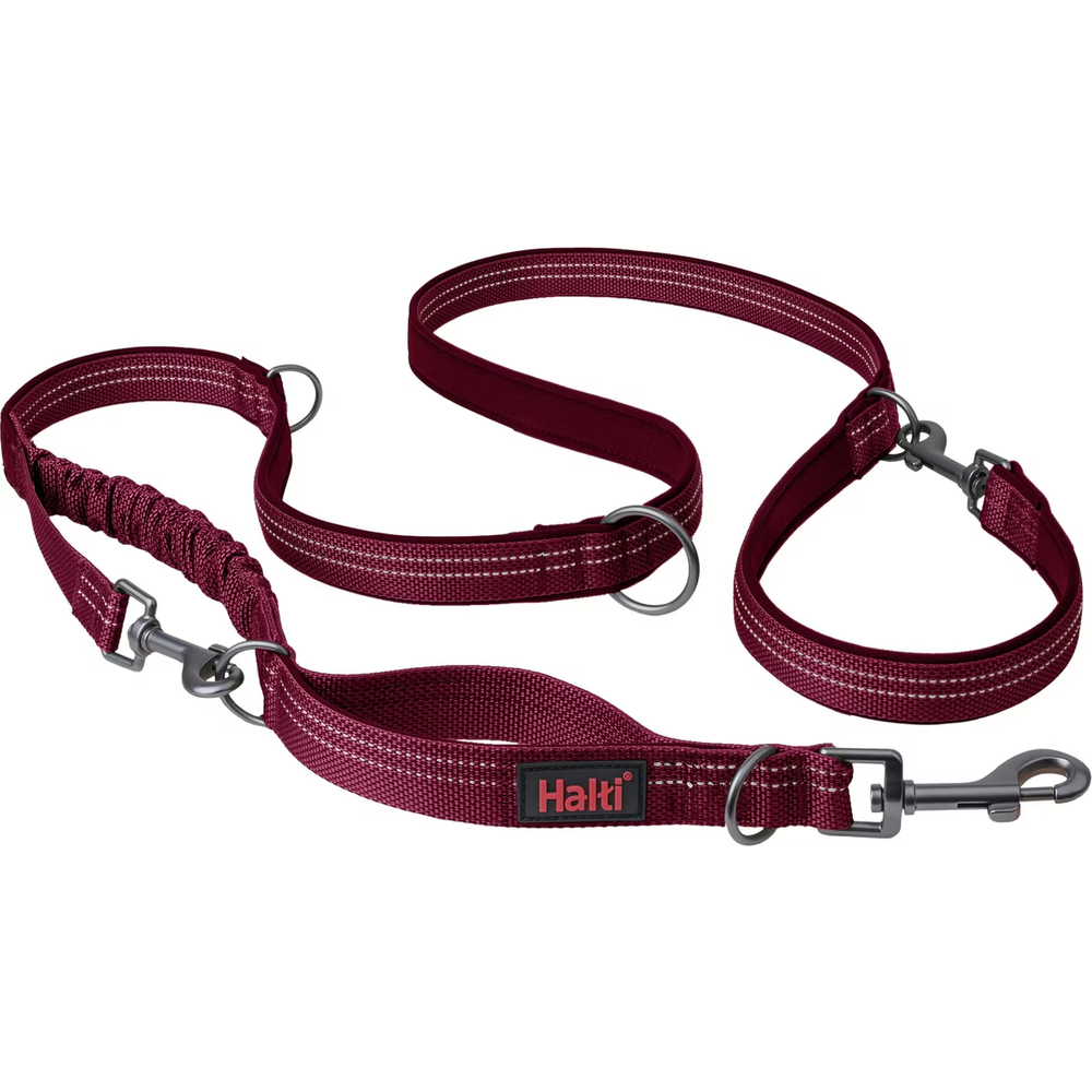 Halti Anatomy Multi Lead - Small Magenta | PeekAPaw Pet Supplies