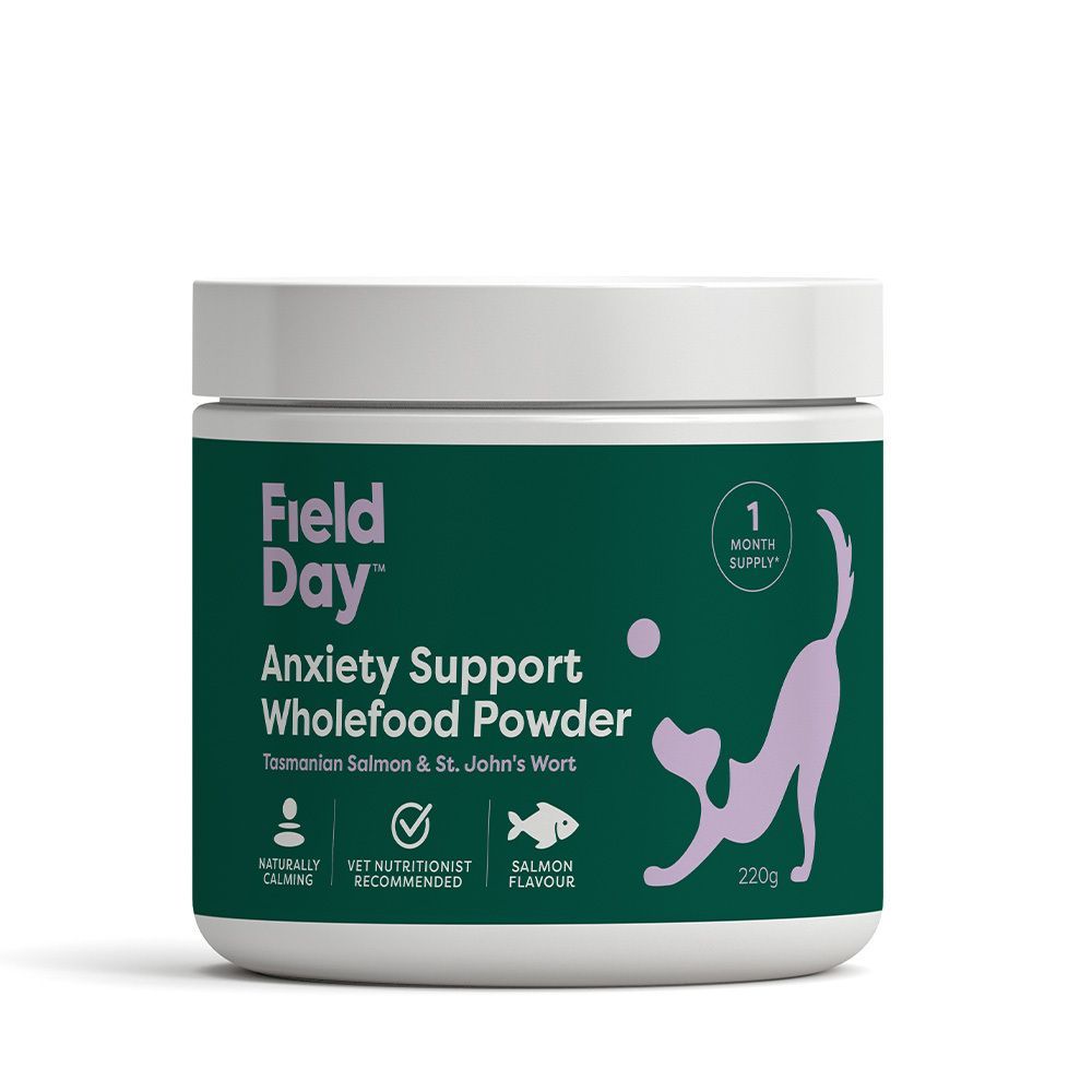 Field Day Anxiety Support Wholefood Powder for Dogs 220g pack