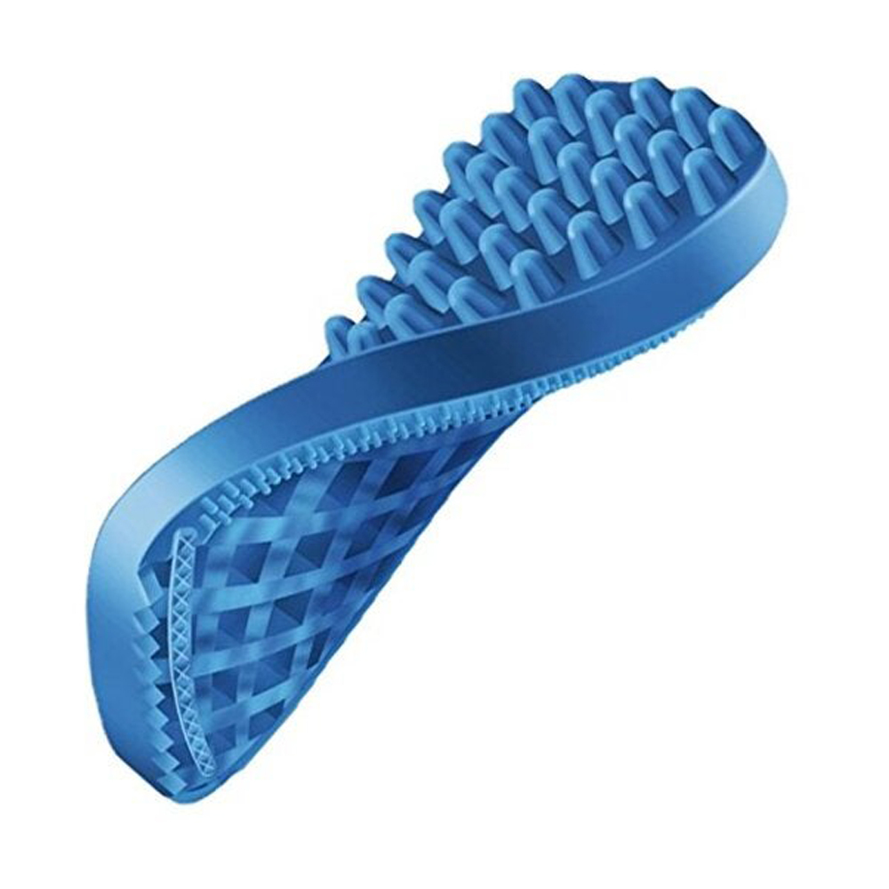 Pet & Me silicone grooming brush with soft bristle pad