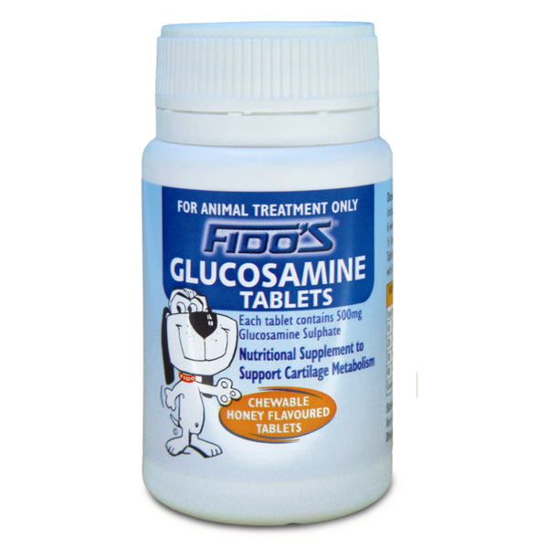 Fido's Glucosamine Tablets - 100 Tablets | PeekAPaw Pet Supplies